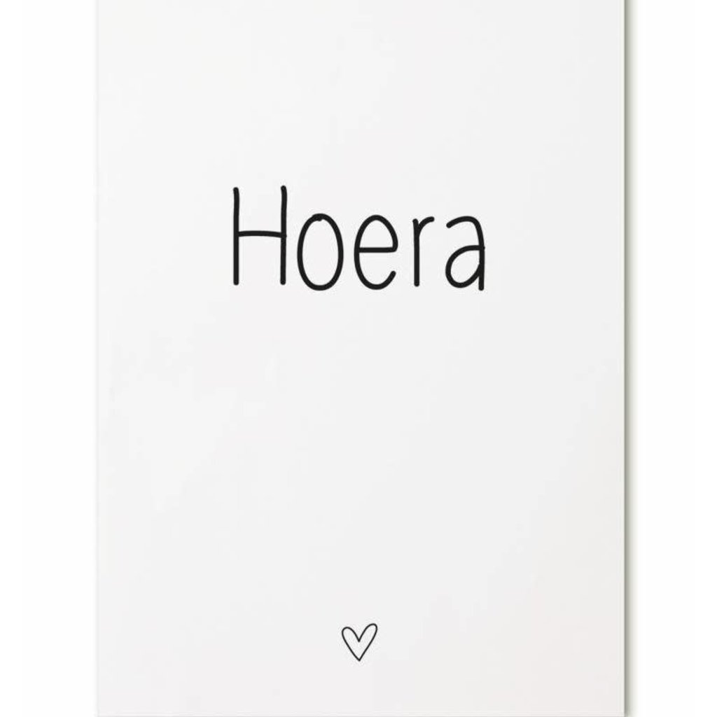 Zoedt Zoedt: kaart a6 - Hoera