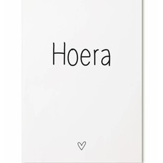 Zoedt Zoedt: kaart a6 - Hoera