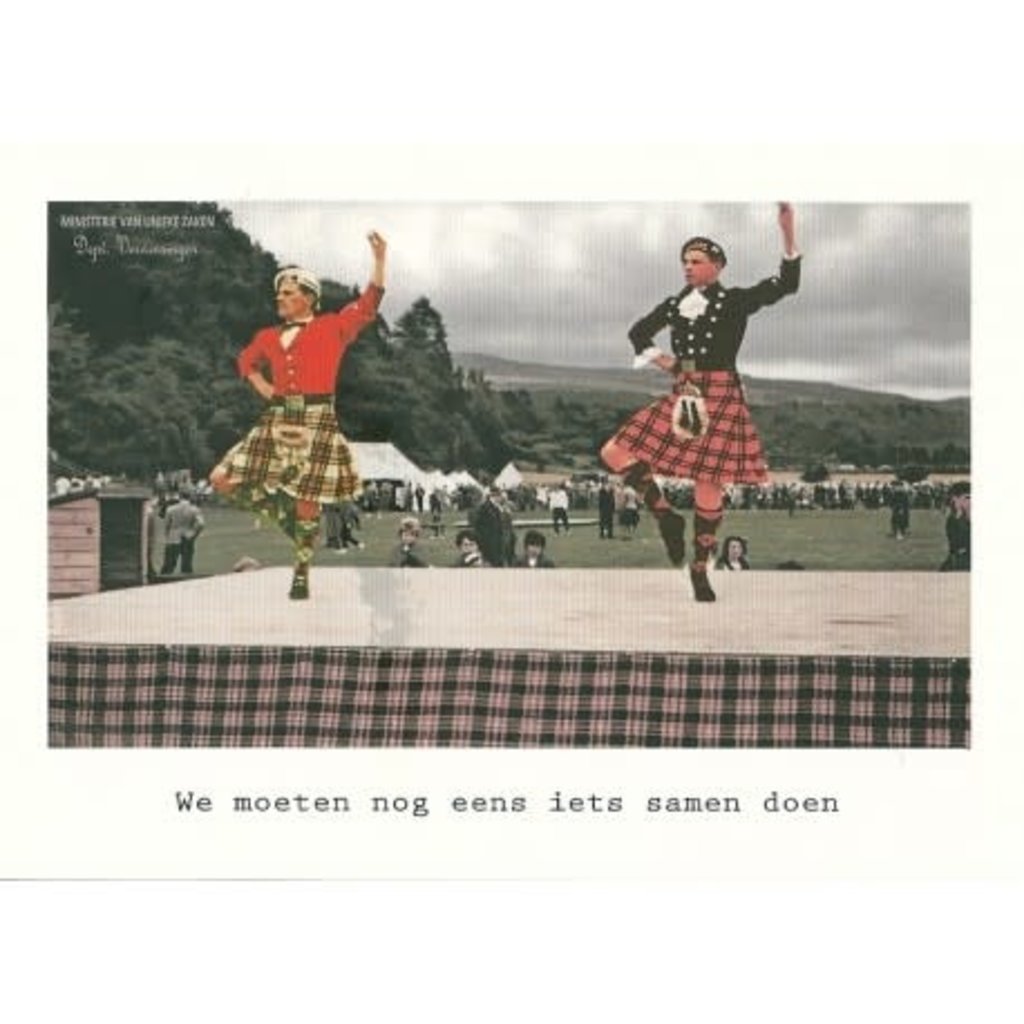 Ministerie van unieke zaken ministerie van unieke zaken: kaart a6 - We moeten nog eens iets samen doen