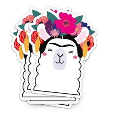 Studio inktvis studio inktvis stickers XL fridha kahlo llama