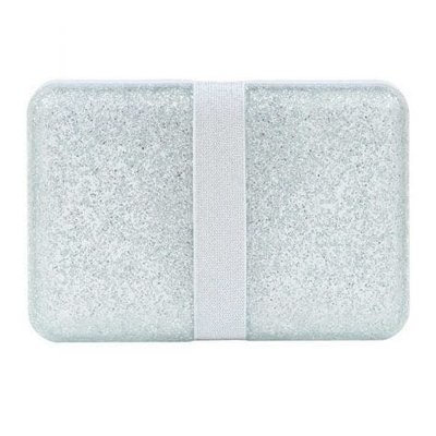 Lunchbox Glitter zilver