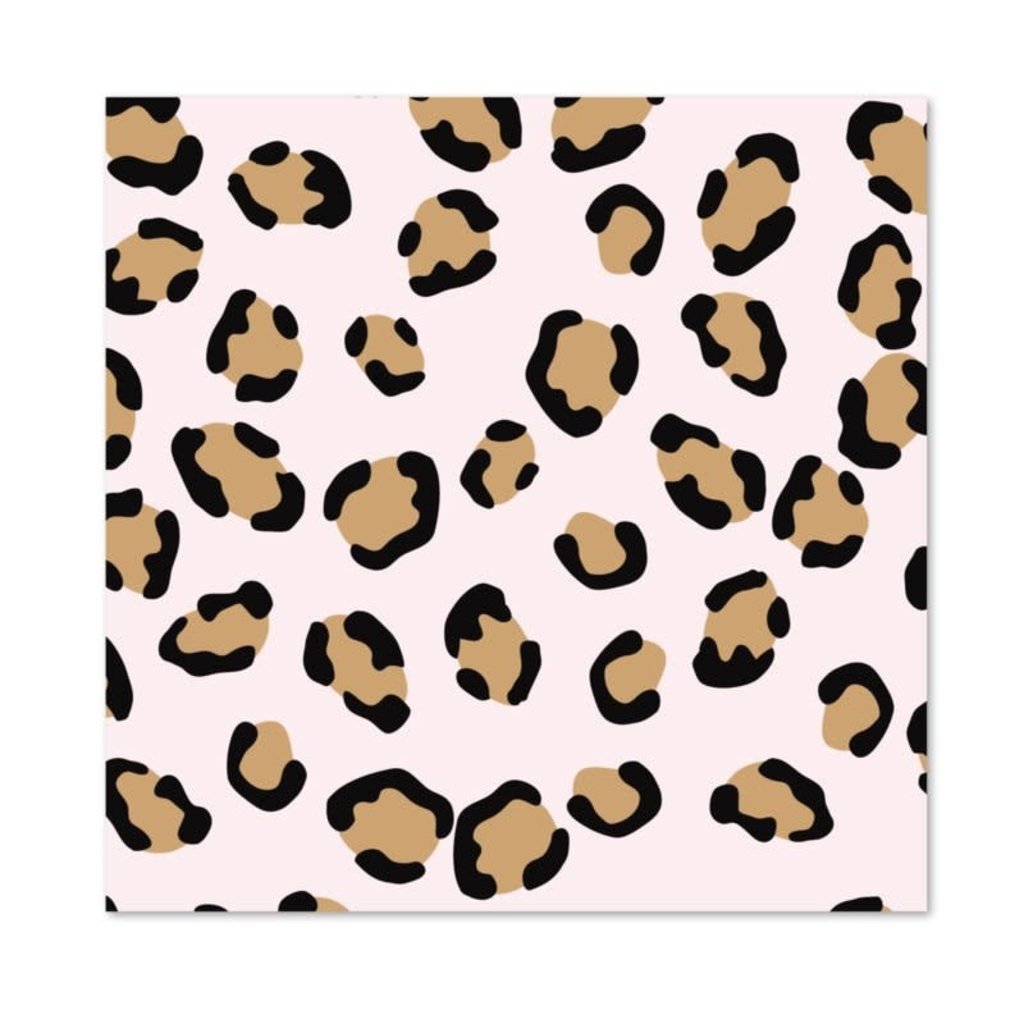 Stationery & gift Stationery & gift kaftpapier pink leopard