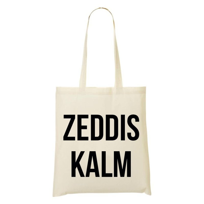 Karen François Karen François:  totebag - ZEDDIS KALM - wit