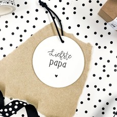 Winkeltje van Anne Winkeltje van Anne Mini roundie hanger | Liefste papa