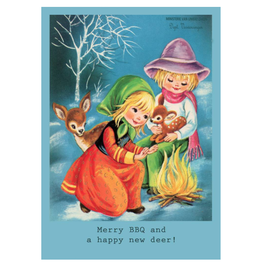 Ministerie van unieke zaken ministerie van unieke zaken kaart a6 Merry BBQ and a happy new deer