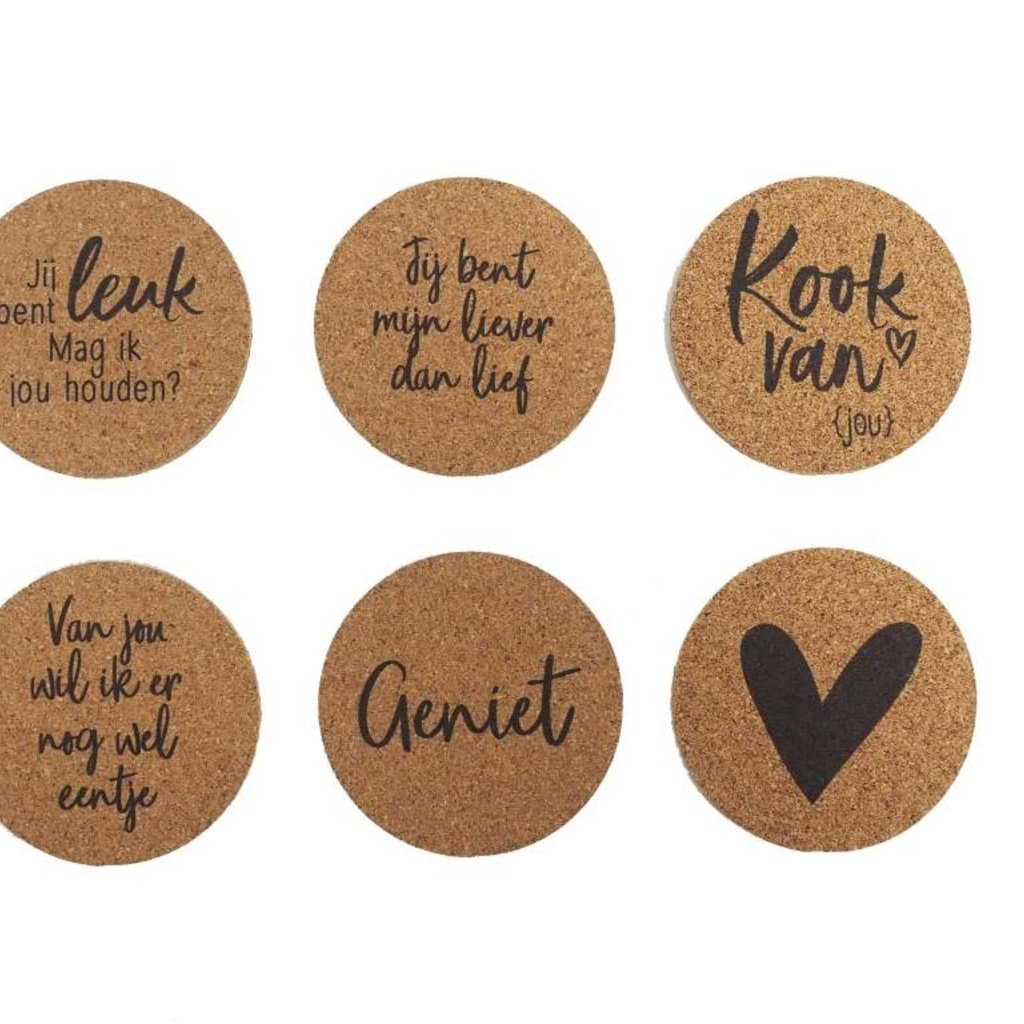 Zoedt Zoedt: onderzetters - kurk