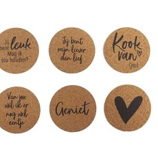 Zoedt Zoedt: onderzetters - kurk
