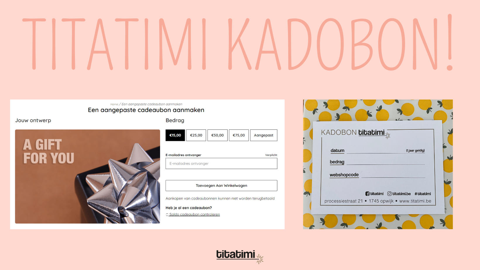 titatimi kadobon!