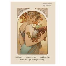 Ministerie van unieke zaken ministerie van unieke zaken: kaart a6 -  Rijper - sappiger - lekkerder Gelukkige verjaardag!