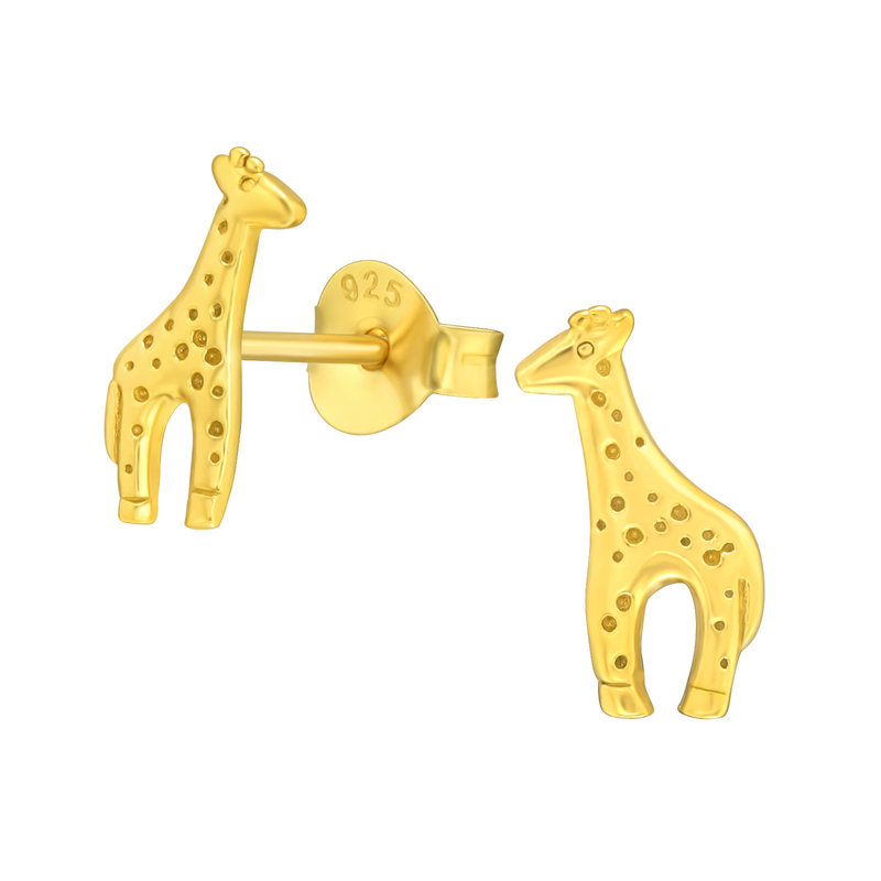 Precious jewels Precious jewels: oorbellen giraffen goud