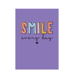 Made by ellen Made by ellen kaartje a6 Smile every day