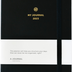 A-Journal A-journal: My Journal Agenda 2023 Zwart