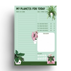 Studio inktvis Studio inktvis: Dagplanner Notitieblok A5 Planten