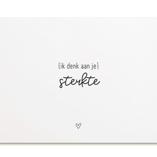 Zoedt Zoedt: kaart a6: (ik denk aan je) - sterkte