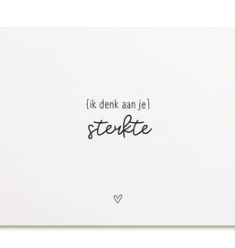 Zoedt Zoedt: kaart a6: (ik denk aan je) - sterkte