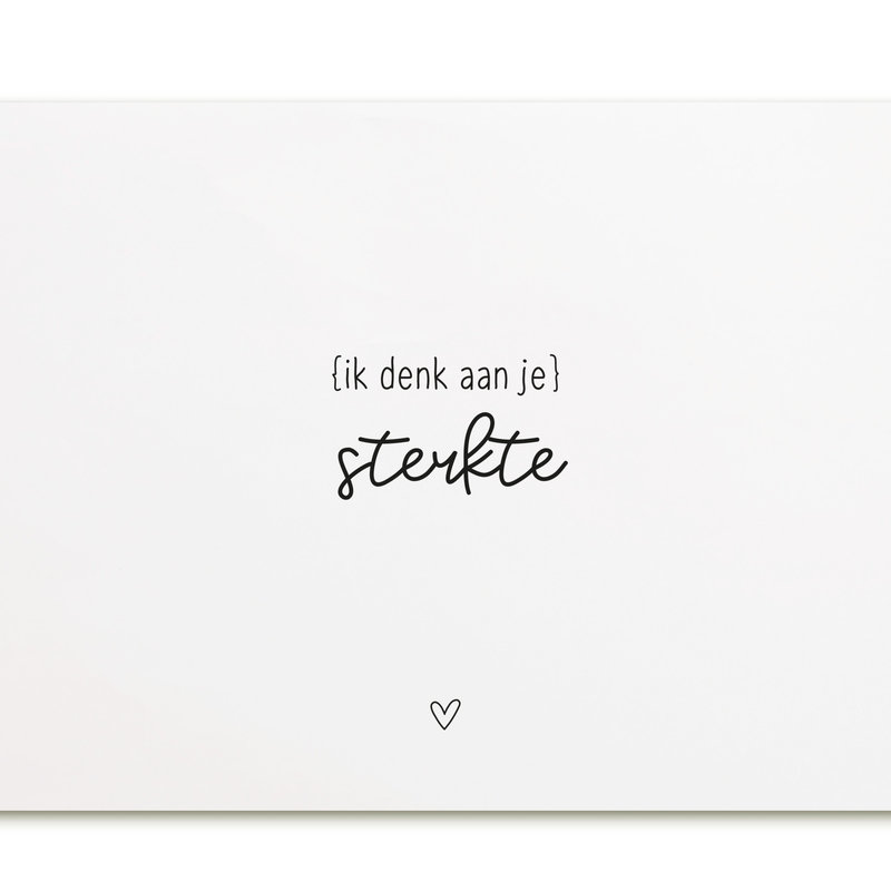 Zoedt Zoedt: kaart a6: (ik denk aan je) - sterkte