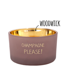 My Flame My Flame: SOJAKAARS - CHAMPAGNE PLEASE - GEUR: FIG'S DELIGHT