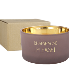 My Flame My Flame: SOJAKAARS - CHAMPAGNE PLEASE - GEUR: FIG'S DELIGHT