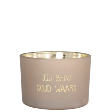 My Flame My Flame: Soja kaars - Jij bent goud waard