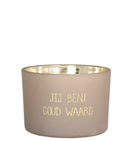 My Flame My Flame: Soja kaars - Jij bent goud waard