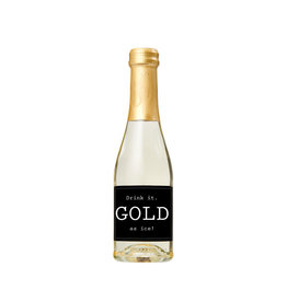 Geven is leuker Geven is leuker: Flessenwerk Drink it. GOLD als ice!