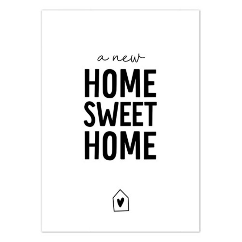 Liefz Liefz: kaart a6 - a new home sweet home