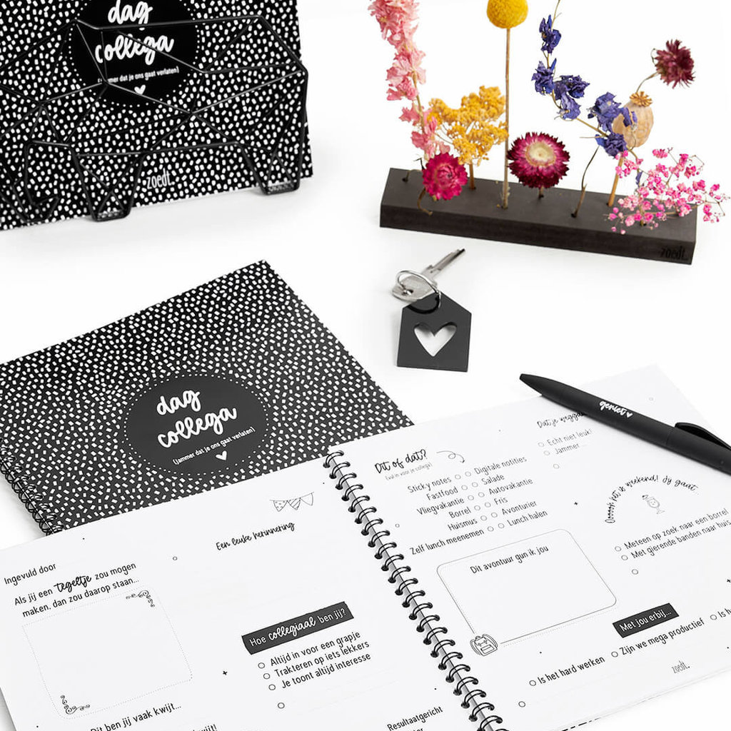 Zoedt Zoedt: Dag collega - afscheidsboekje - Jammer dat je ons gaat verlaten