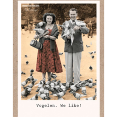 Ministerie van unieke zaken ministerie van unieke zaken: kaart a6 - Vogelen. We like!