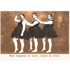 Ministerie van unieke zaken ministerie van unieke zaken: kaart a6 - What happens at work, stays at work