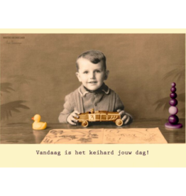 Ministerie van unieke zaken ministerie van unieke zaken: kaart a6 - vandaag is het keihard jouw dag