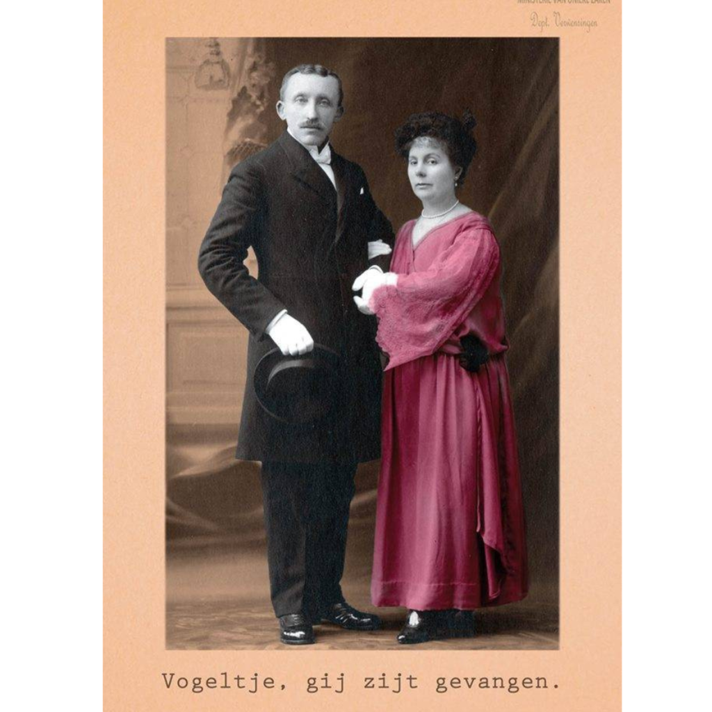 Ministerie van unieke zaken ministerie van unieke zaken: kaart a6 - vogeltje, gij zijt gevangen