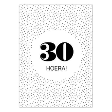 Liefz Liefz: kaart a6 - Hoera! 30