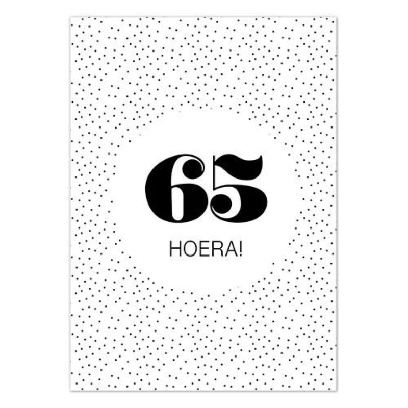 Liefz Liefz: kaart a6 - Hoera! 65