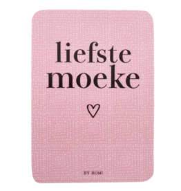 By Romi Creative Studio By Romi: kaart - liefste moeke