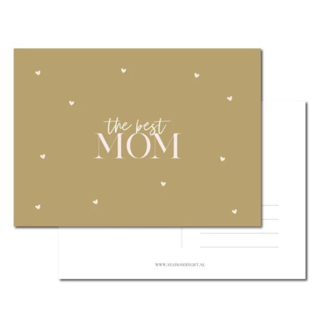 Stationery & gift Stationery & gift: kaart a6 - the best MOM bruin