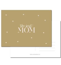 Stationery & gift Stationery & gift: kaart a6 - the best MOM bruin