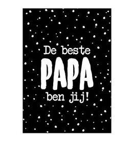 Kassaplan Kassaplan: kaart a6 - de beste papa ben jij