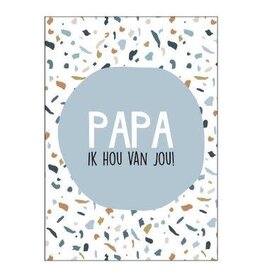 Kassaplan Kassaplan: kaart a6 - papa ik hou van jou