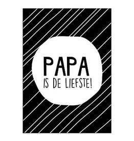 Kassaplan Kassaplan: kaart a6 - papa is de liefste