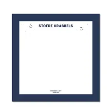 Stationery & gift Stationery & gift: Notitieblok | 15 x 15 cm | Stoere krabbels