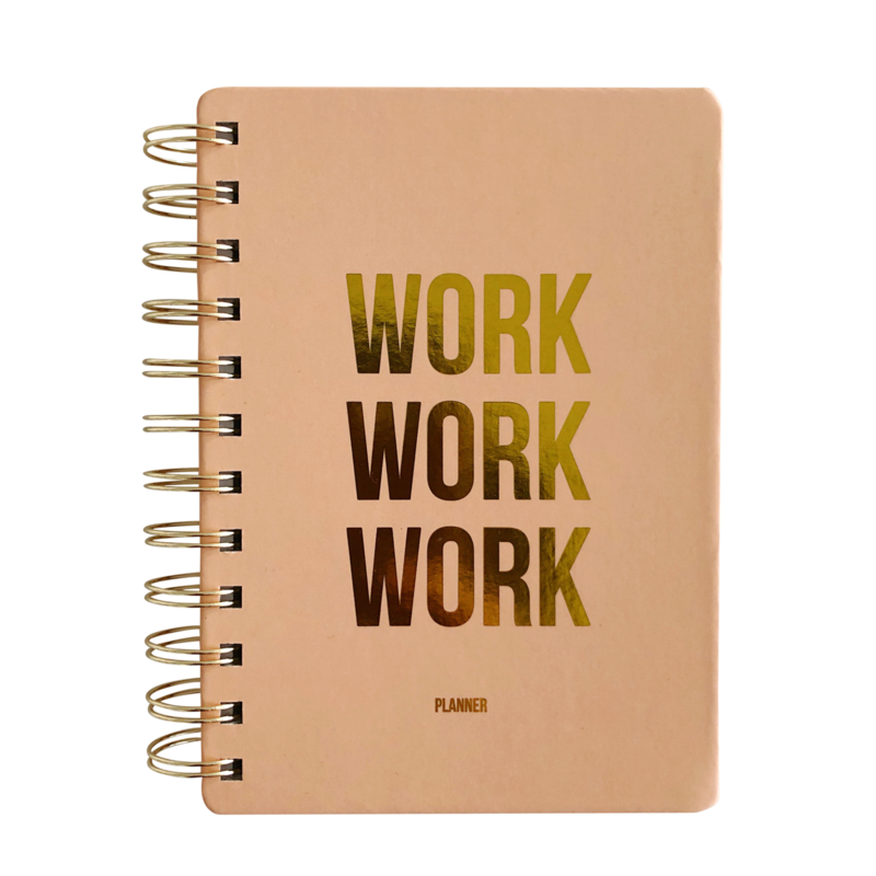 Studio stationery Studio Stationery Planner Work work work Blush