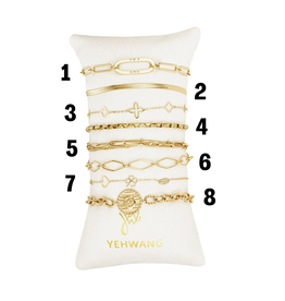 Yehwang Yehwang armbandje goudkleurig