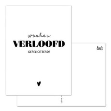 Liefz Liefz: Kaart a6 | Woohoo Verloofd