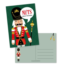Studio schatkist Studio schatkist: kerst kaart - Nuts about christmas