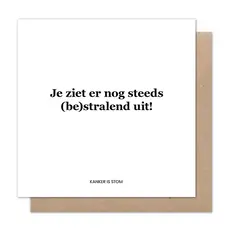 Liefz Liefz: Dubbele kaart | Je ziet er nog steeds (be)stralend uit! (kanker is stom)