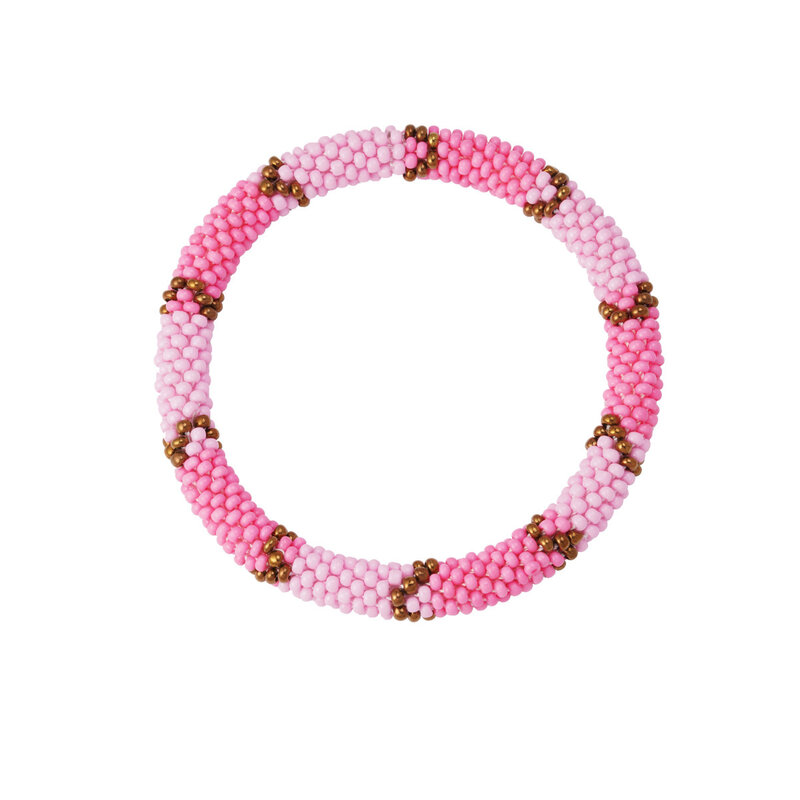 Yehwang Yehwang: Kralenarmband figuur - roze (1)