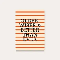 Dequ Dequ: kaart a6 - Older, wiser & better than ever