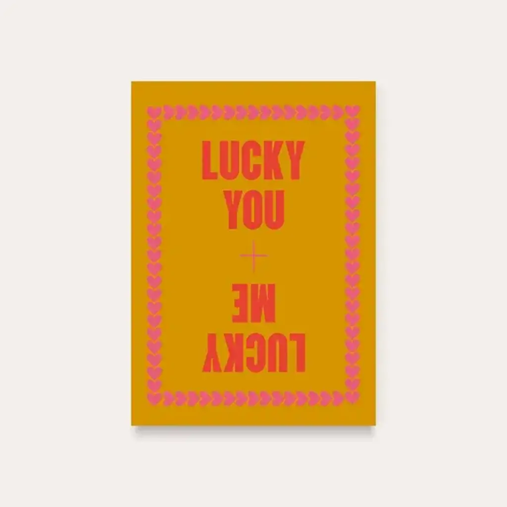 Dequ Dequ: kaart a6 - Lucky you + lucky me