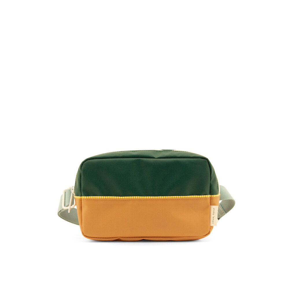 Sticky Lemon Sticky Lemon: fanny pack large | meadows | colourblocking |  green meadow + cousin clay