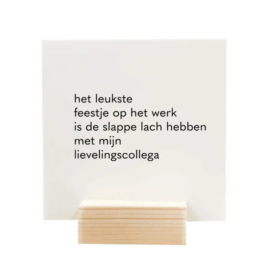 Winkeltje van Anne Winkeltje van Anne Quote blockie | leukste feestje op het werk